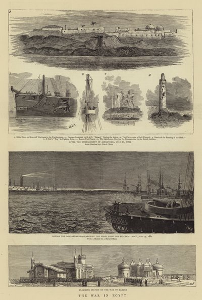 De Oorlog in Egypte door William Edward Atkins